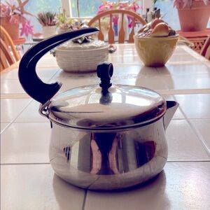Farberware midcentury Stainless Steel Tea Kettle